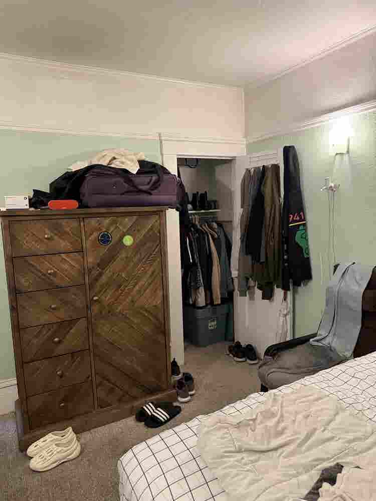 Room with parking spot