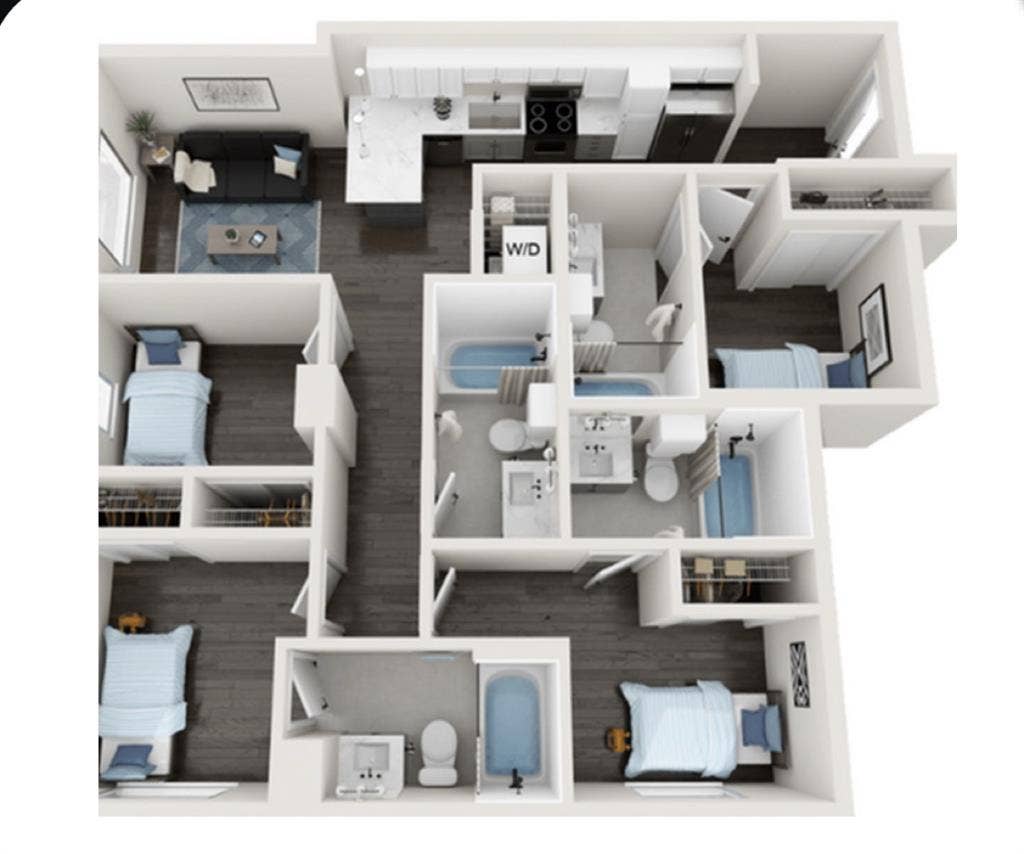 Austin Private bedroom/bathroom