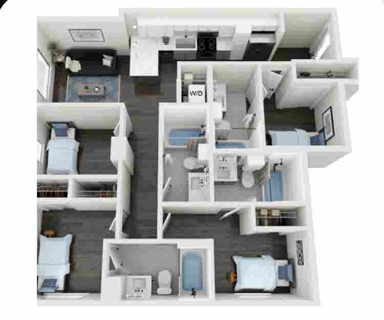 Austin Private bedroom/bathroom