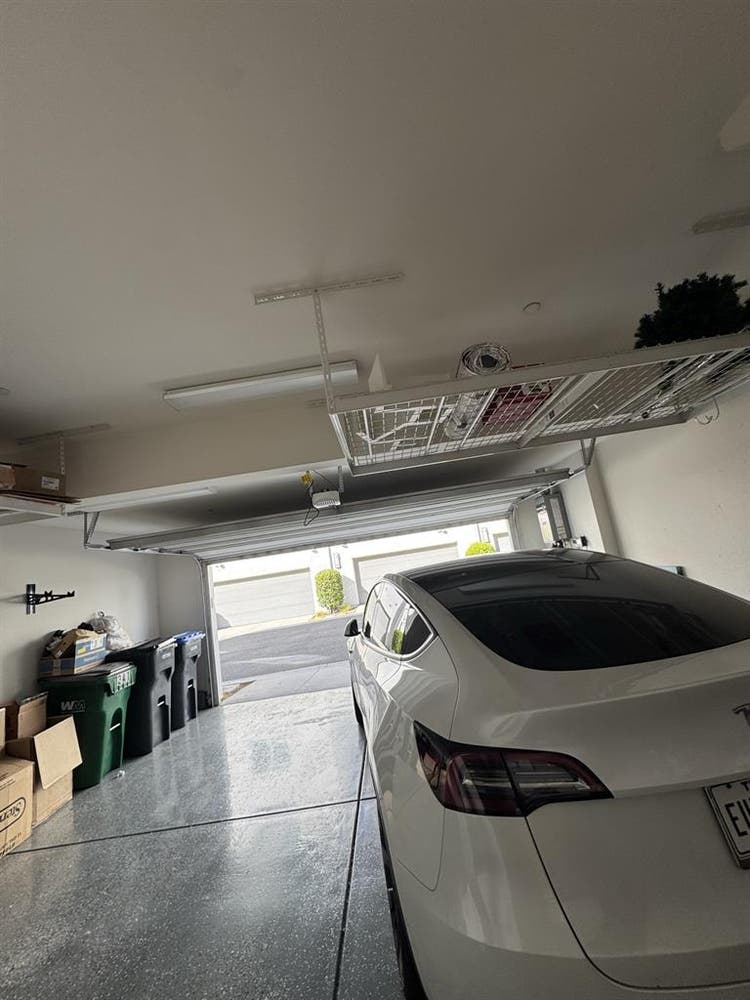 Large room with bathroom
