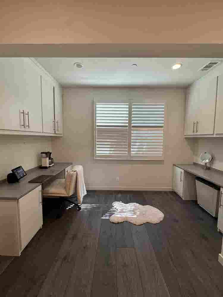 Large room with bathroom