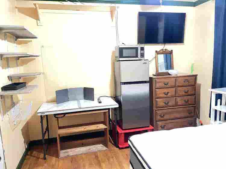 Furnished bedroom