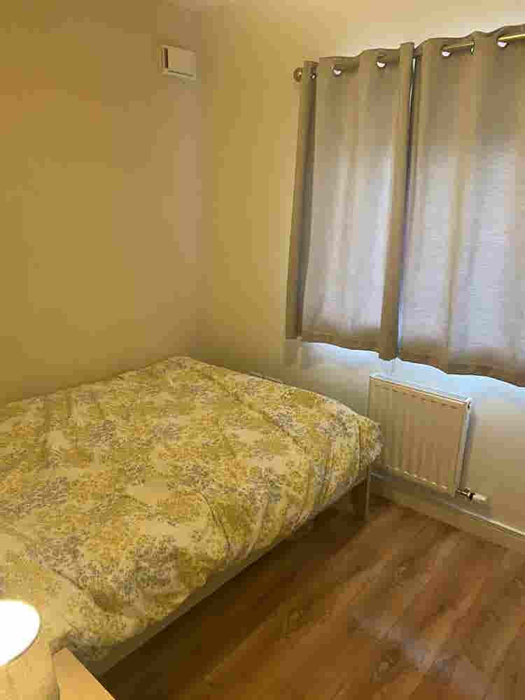 Double bedroom with shared bathroom