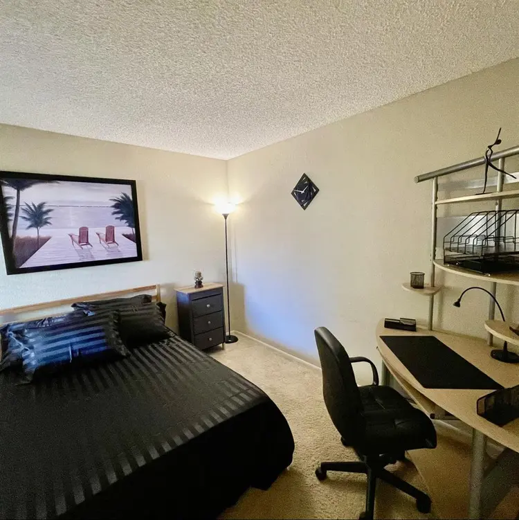 Own furnished bedroom Own bathroom