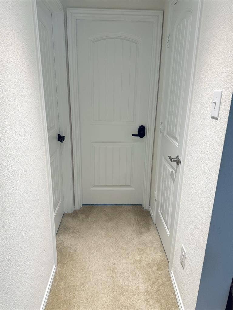 Private bedroom with shared bath