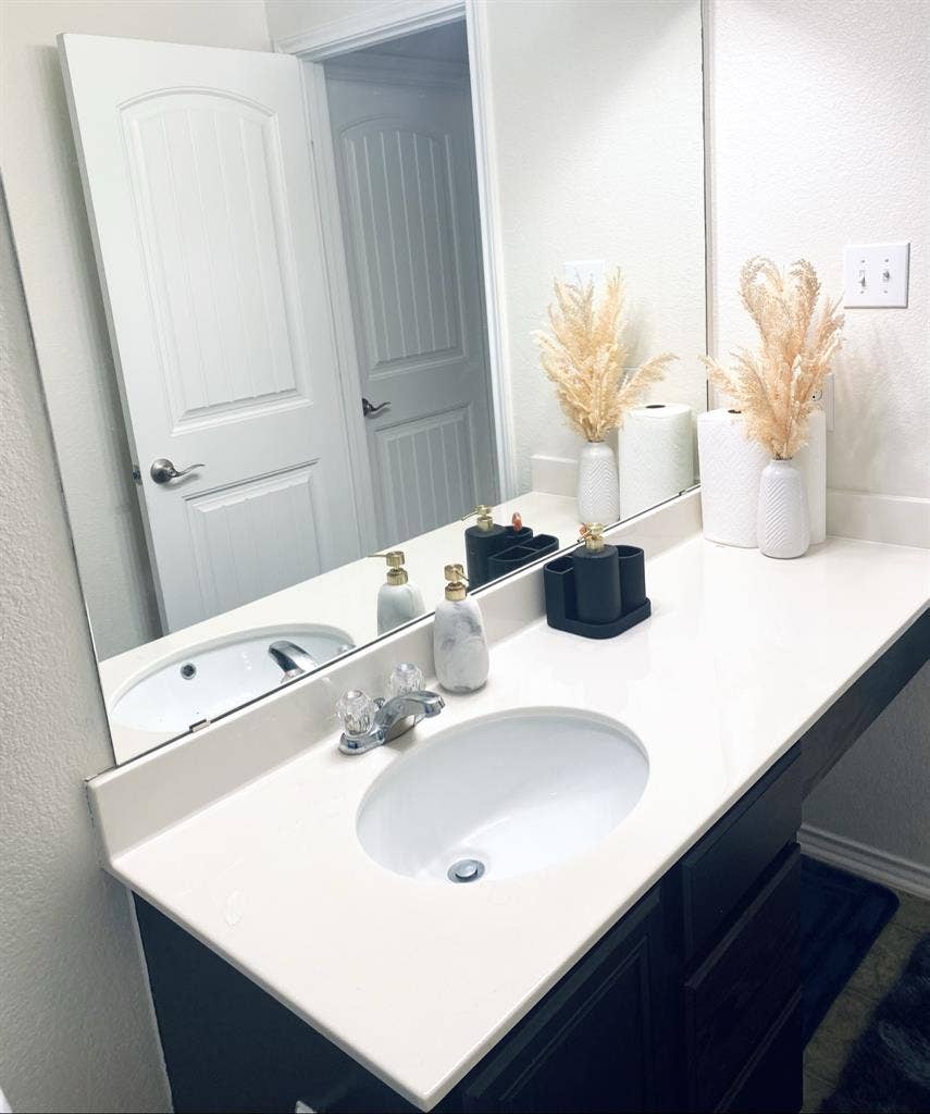 Private bedroom with shared bath