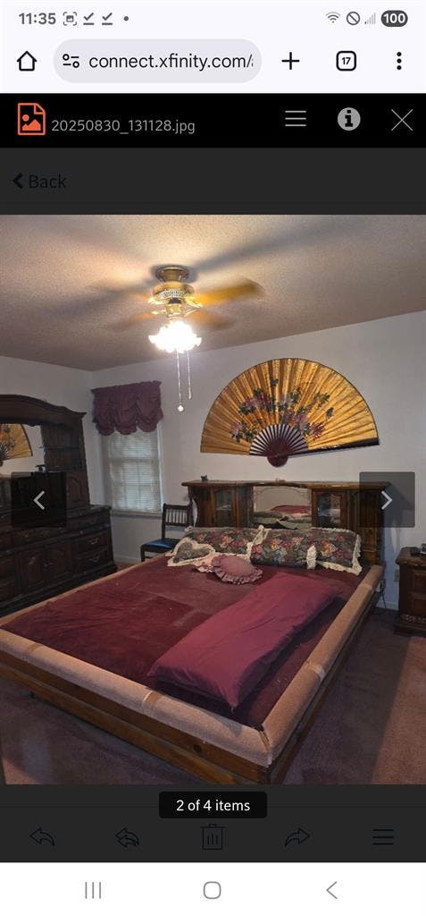 Private master bed/bath
