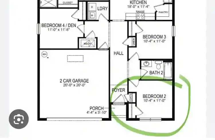 Furnished Bedroom in Wesley Chapel