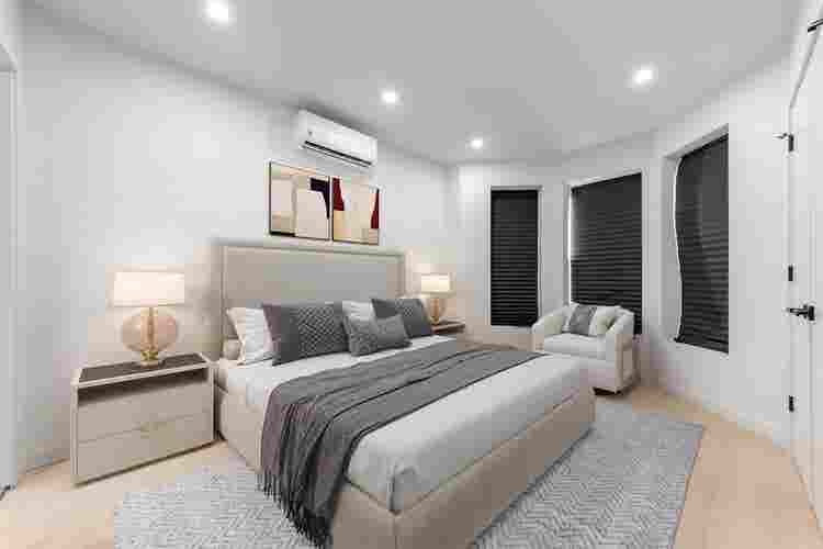 Huge furnished bedroom with privet