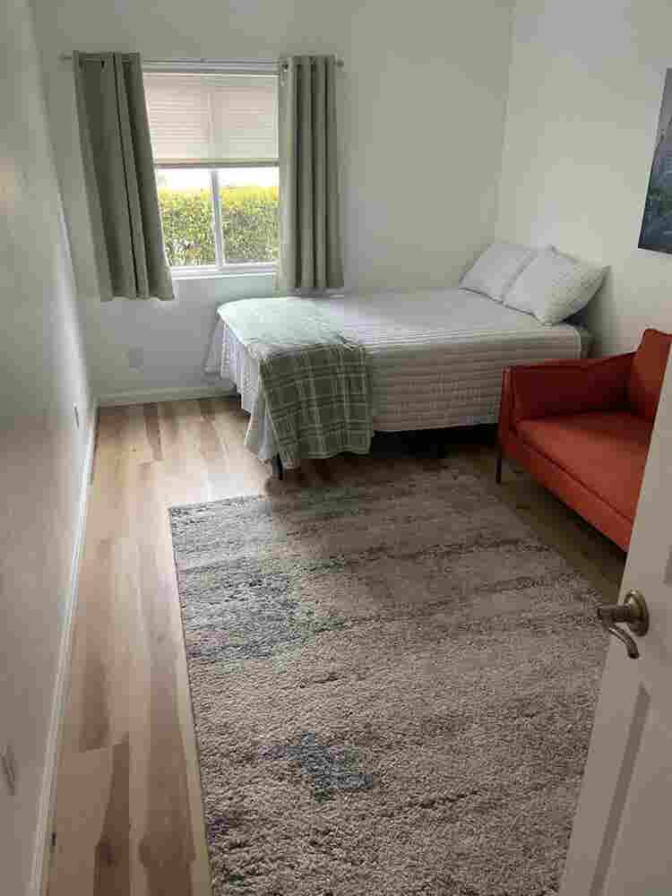 Charming secluded bedroom in home