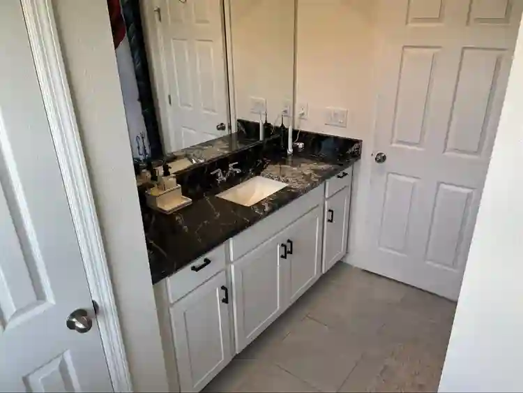 Comfortable room for a man.