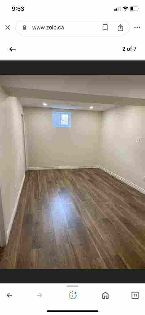 Fully Finished basement available
