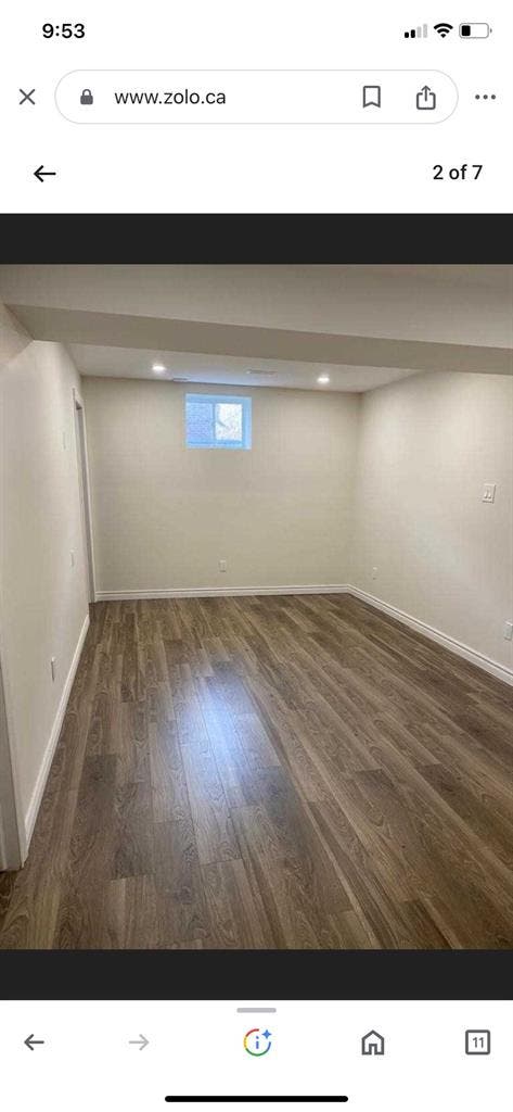 Fully Finished basement available