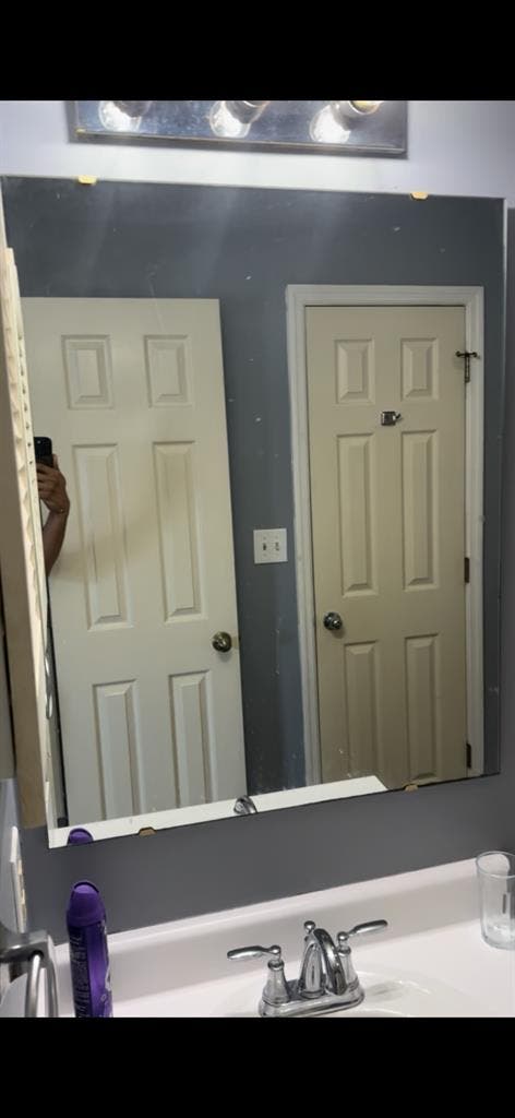 bedroom with private bathroom