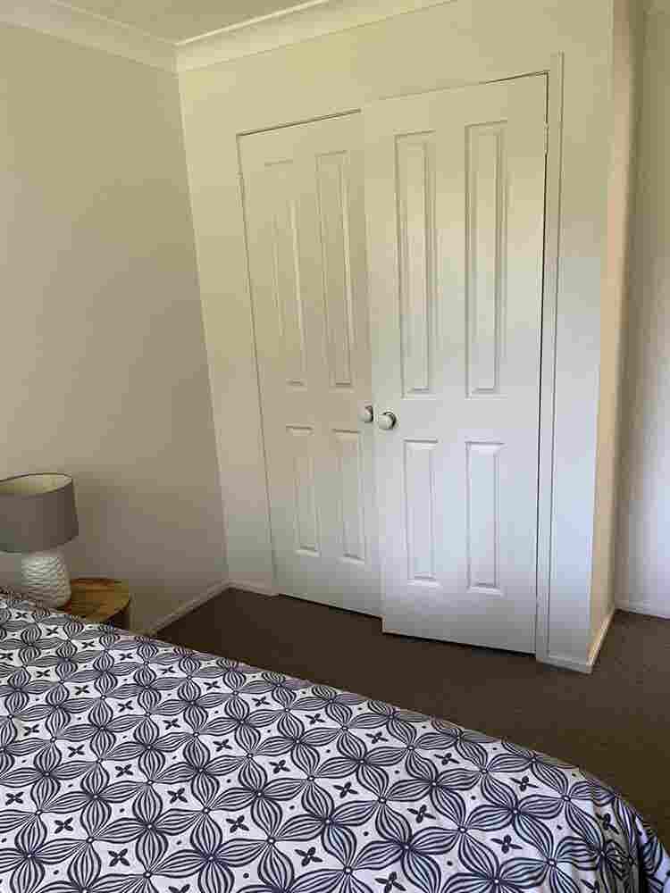 Medium size bedroom in 3 BR duplex