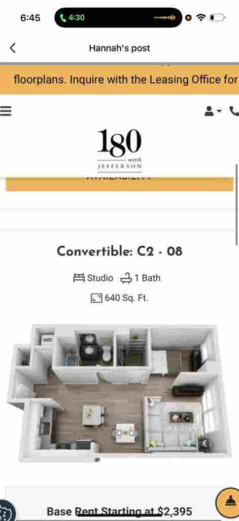 Sublet in West loop
