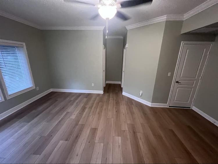 Private bedroom and bathroom