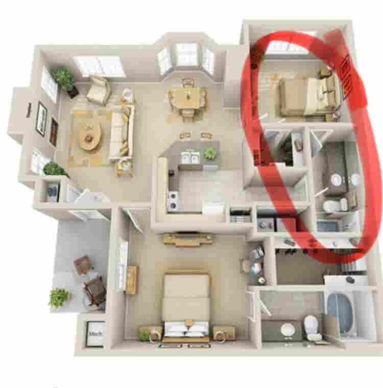 priv guest room & bathroom