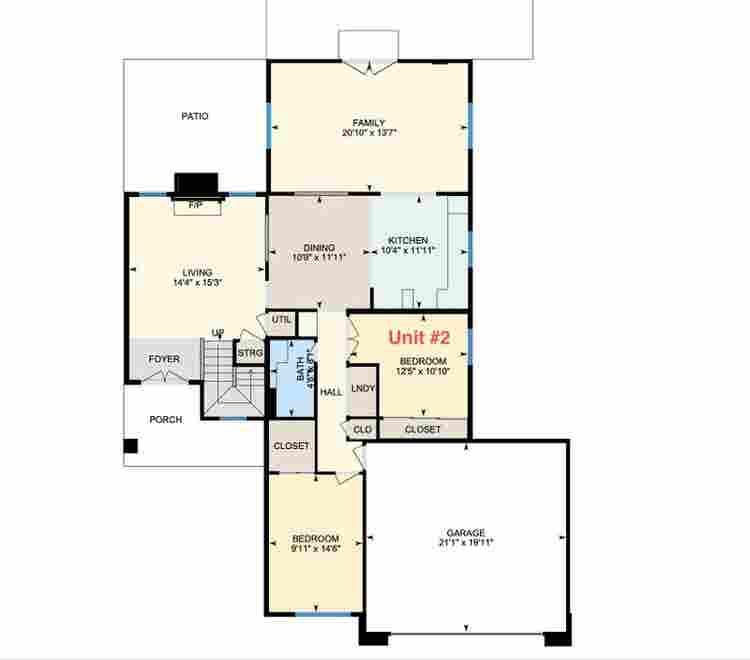 Private Rooms with Shared Bath
