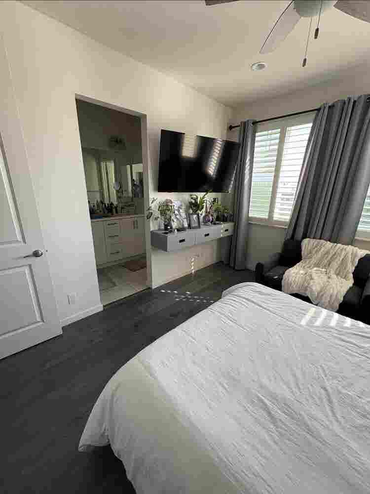 Master bedroom with private bath