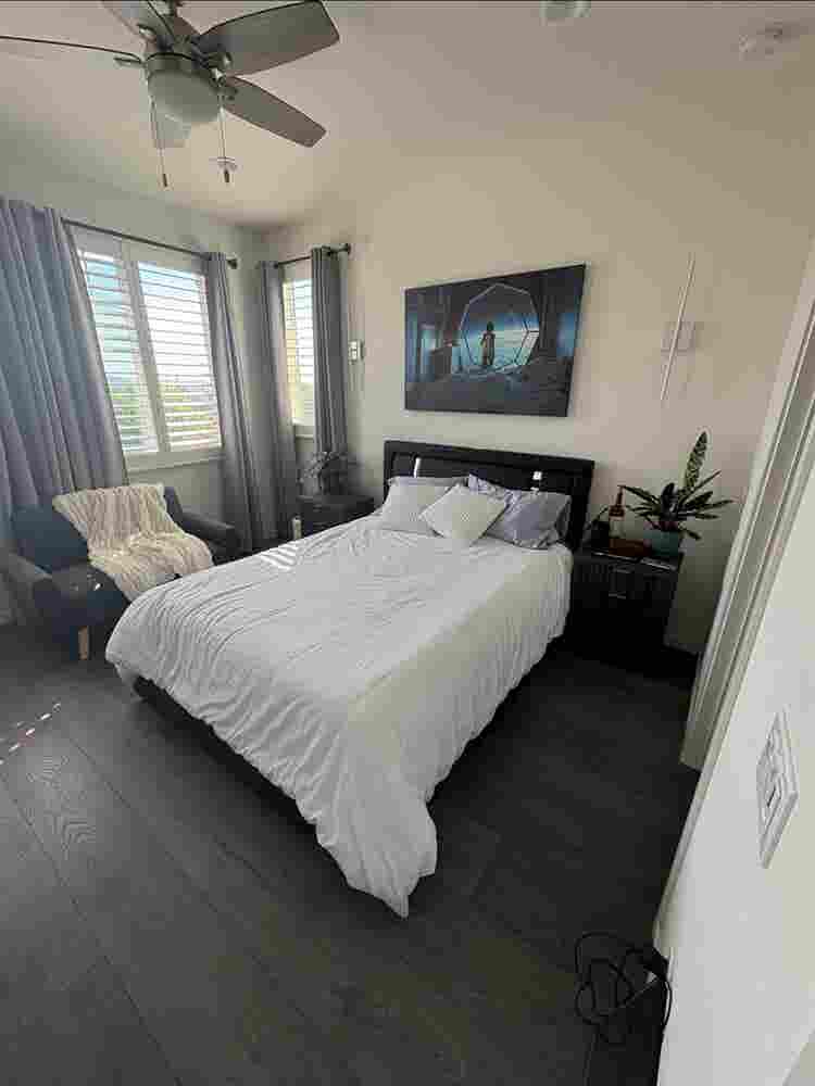 Master bedroom with private bath