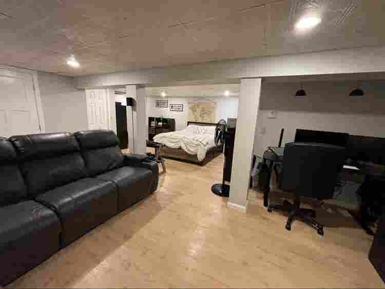 Furnished basement room