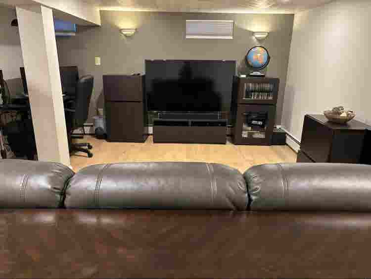 Furnished basement room