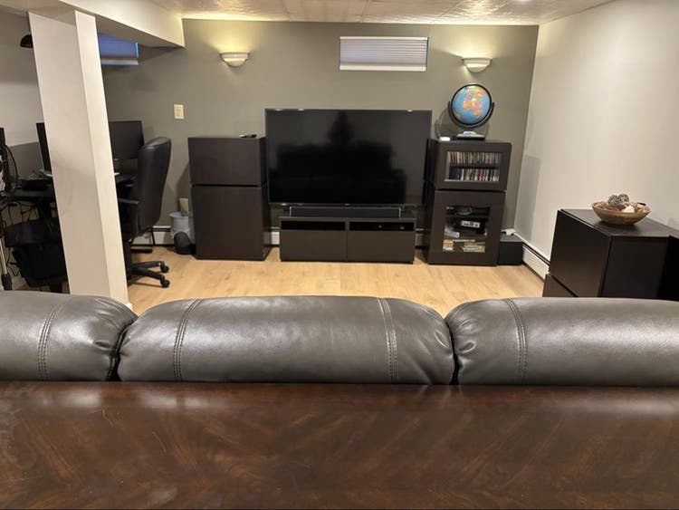 Furnished basement room