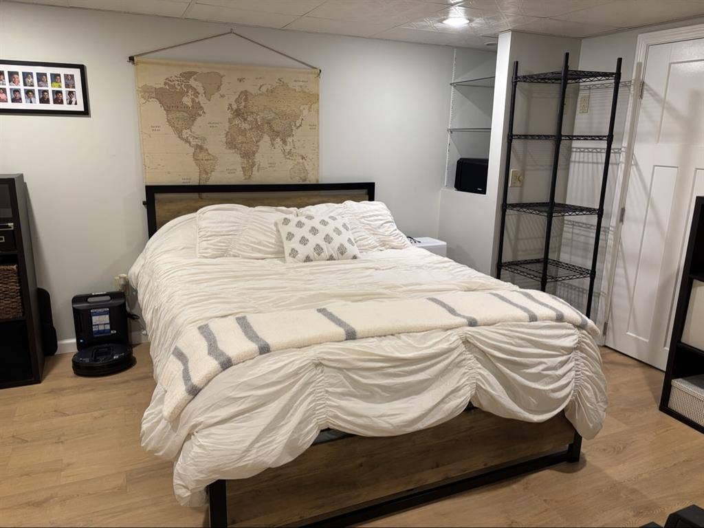 Furnished basement room