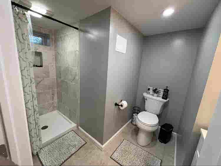 Furnished basement room