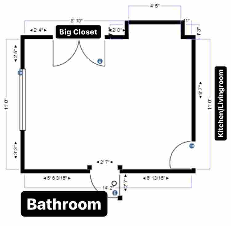 Room w. Bath. Amenities included!