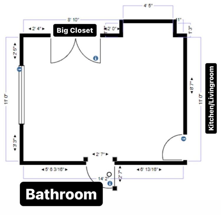 Room w. Bath. Amenities included!