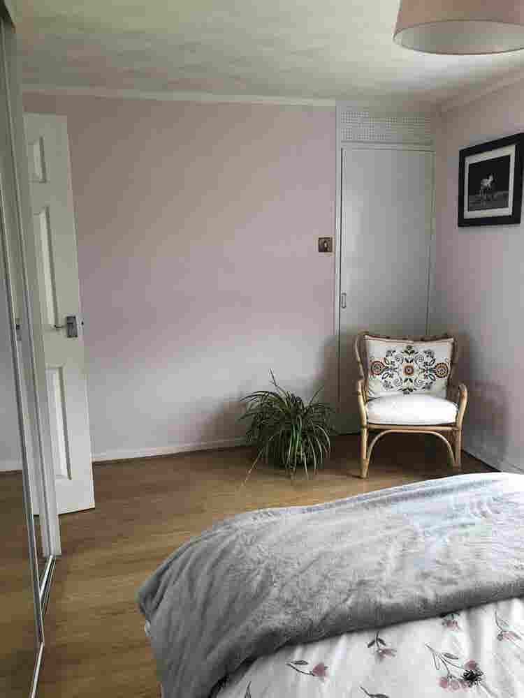 Bright spacious bedroom