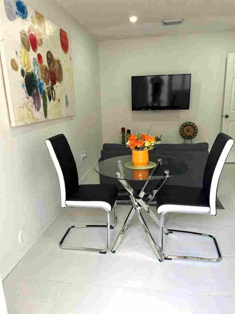 Spacious and modern