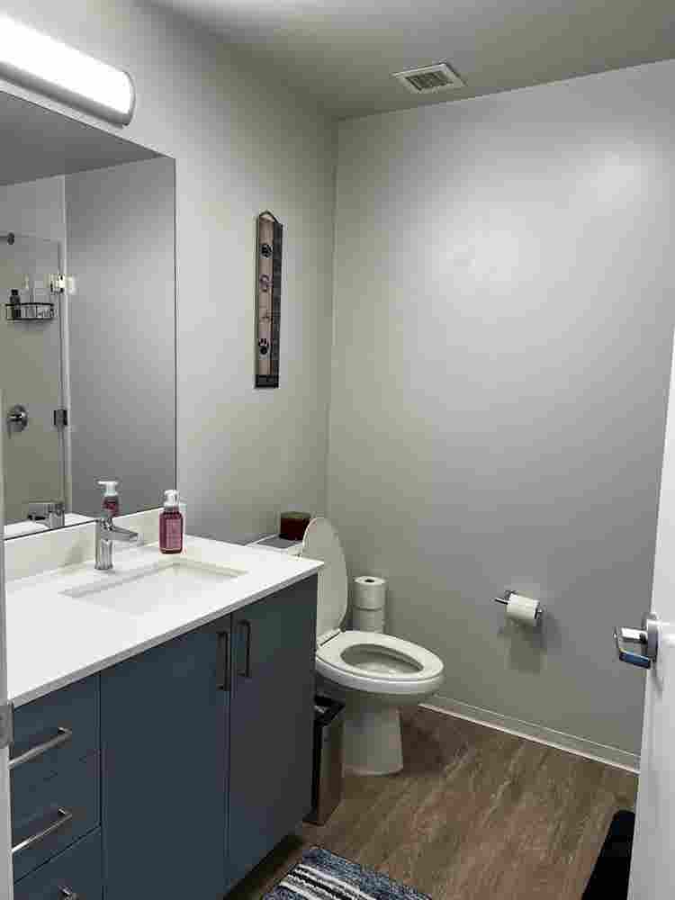 Spacious bedroom with private bath