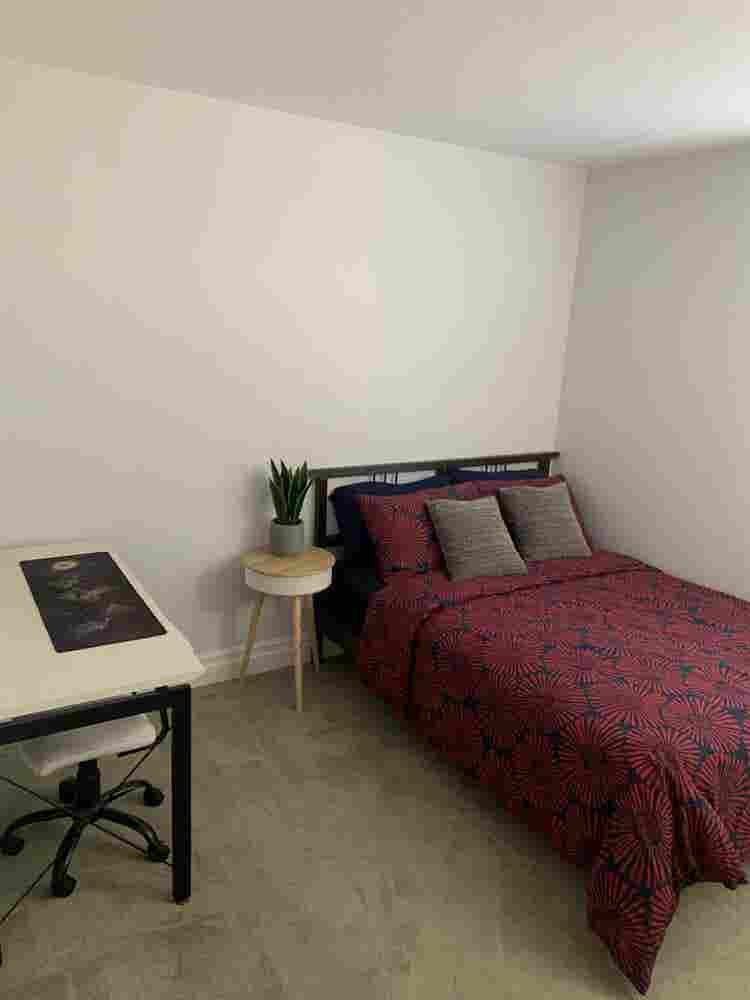 Furnished room available, ready now