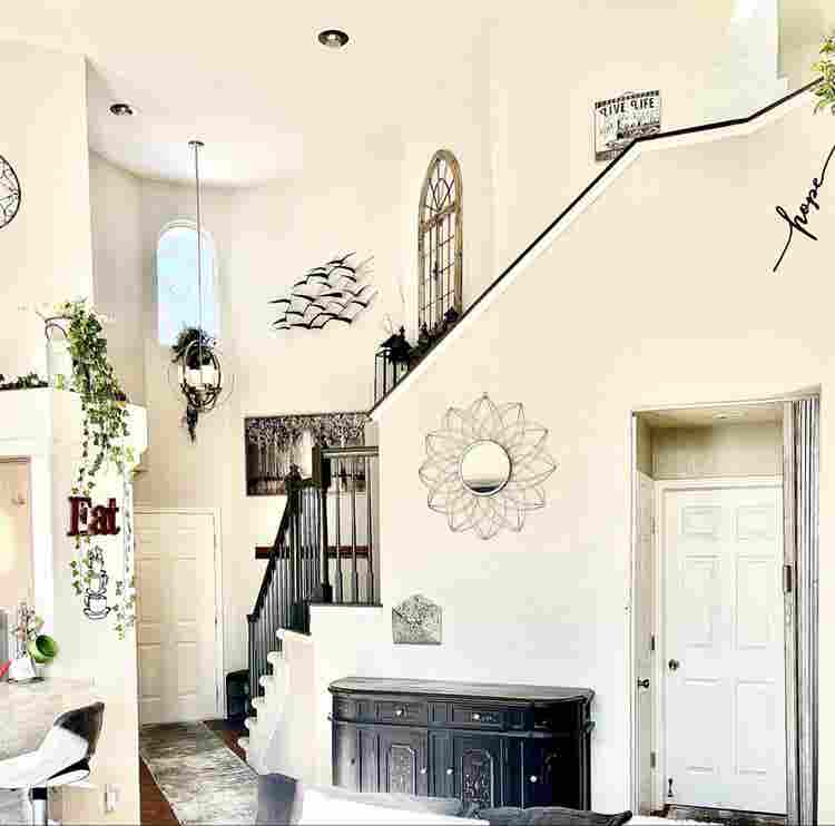 Master bedroom + walk-in bathroom