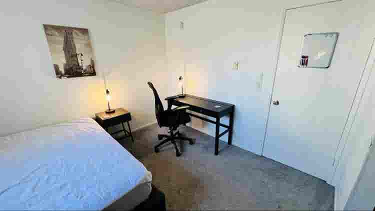 Furnished bedroom in Korea Town