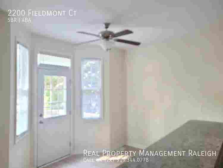 4 BR in Raleigh