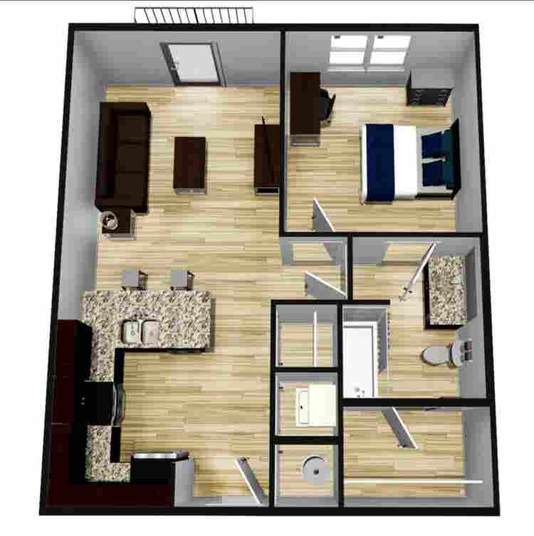 The quarters sublet 1 bed