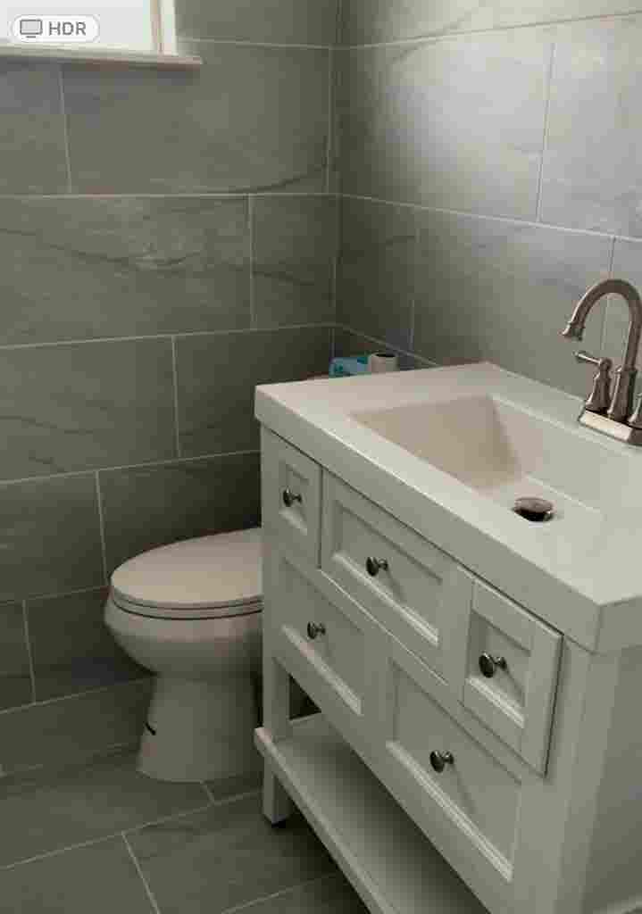 Furnished room private bathroom.