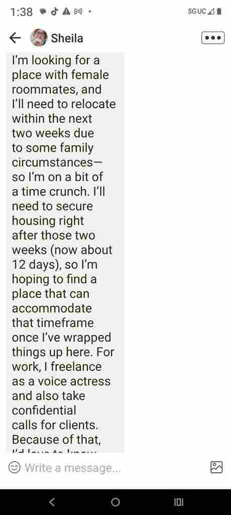 Very large room in a family home