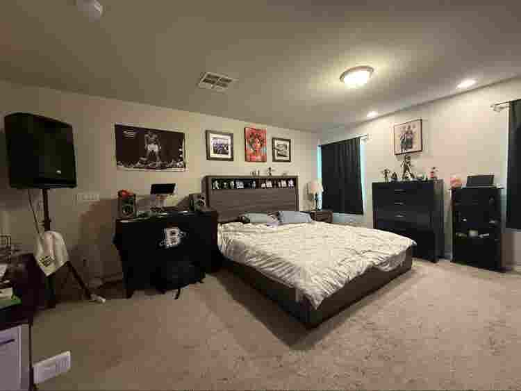 Master bedroom with own AC unit