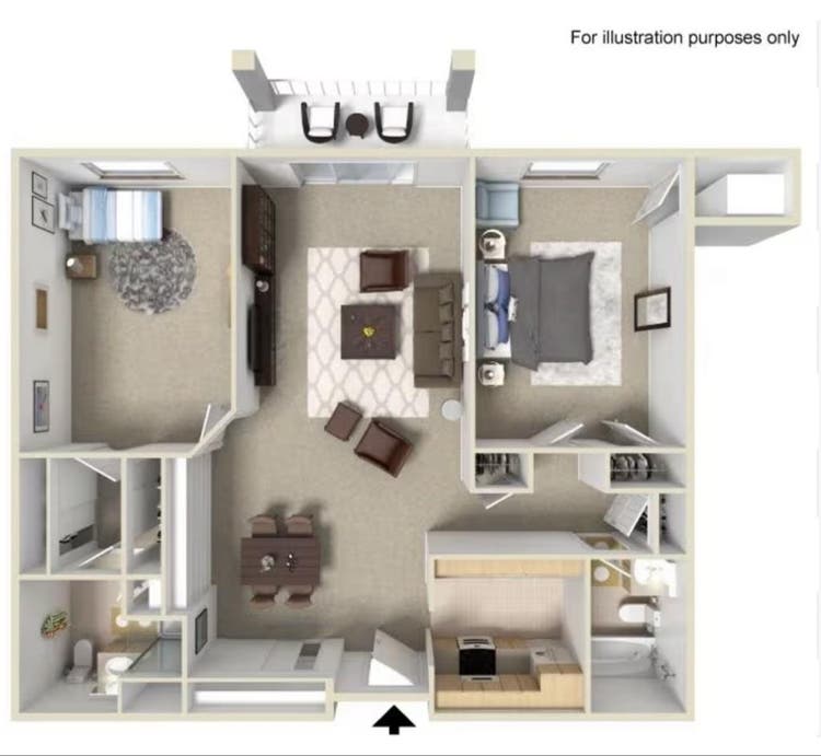 Full Bathroom - rent