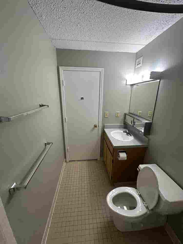 Spacious bedroom with private bath