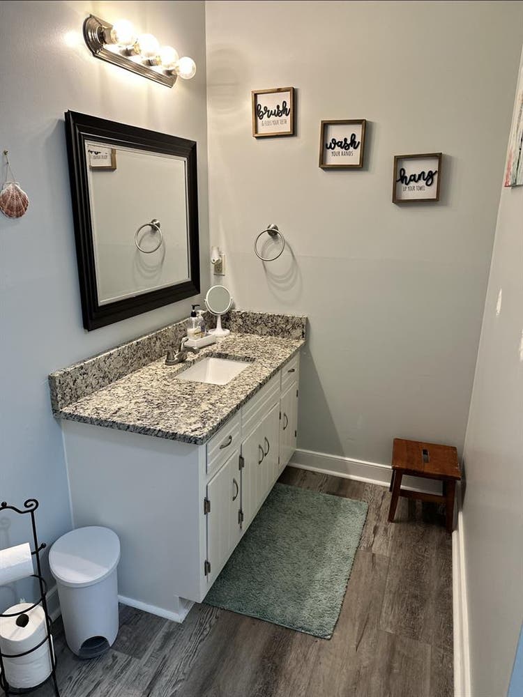 Large bedroom with private bath
