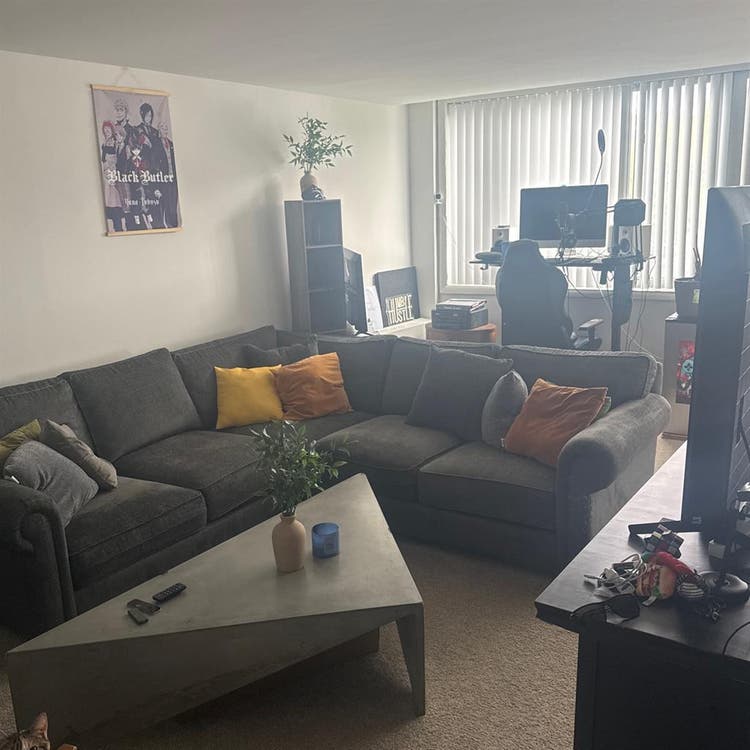 Space in one bedroom apt