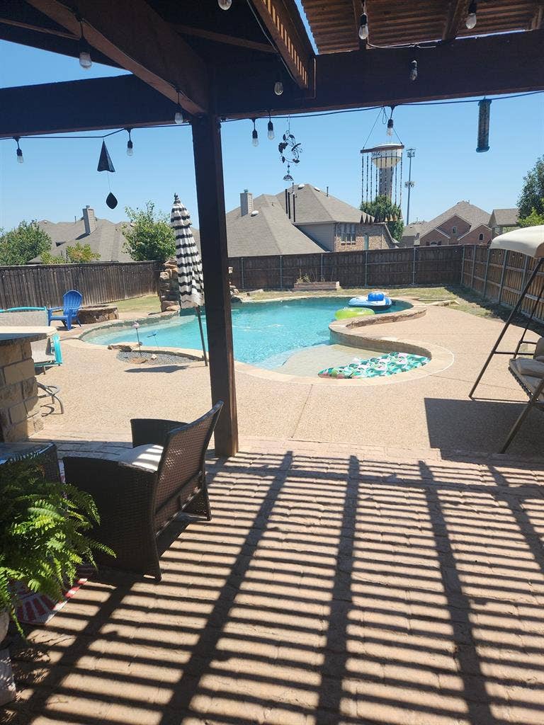 Private bedroom and bathroom