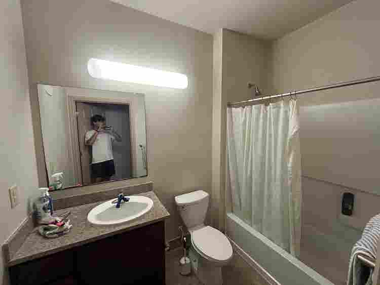 Single room at campus village