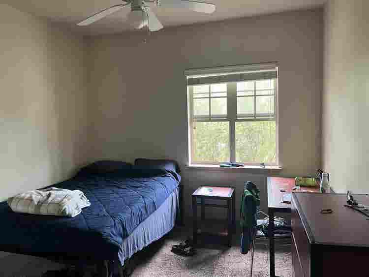 Single room at campus village